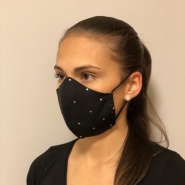 3S - Face mask with SWAROVSKI CRYSTALS
