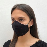 3S - Face mask with SWAROVSKI CRYSTALS