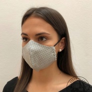 8S - Face mask with SWAROVSKI CRYSTALS