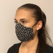 Face mask with SWAROVSKI CRYSTALS