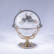 Gold Globe 7cm - gold frame